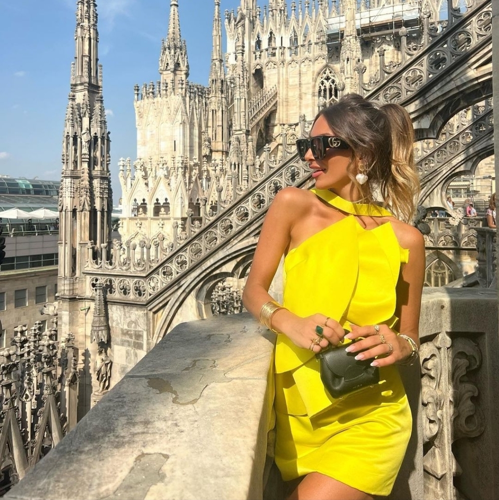 Zara Yellow Ruffle Mini Dress - Picture 12 of 15